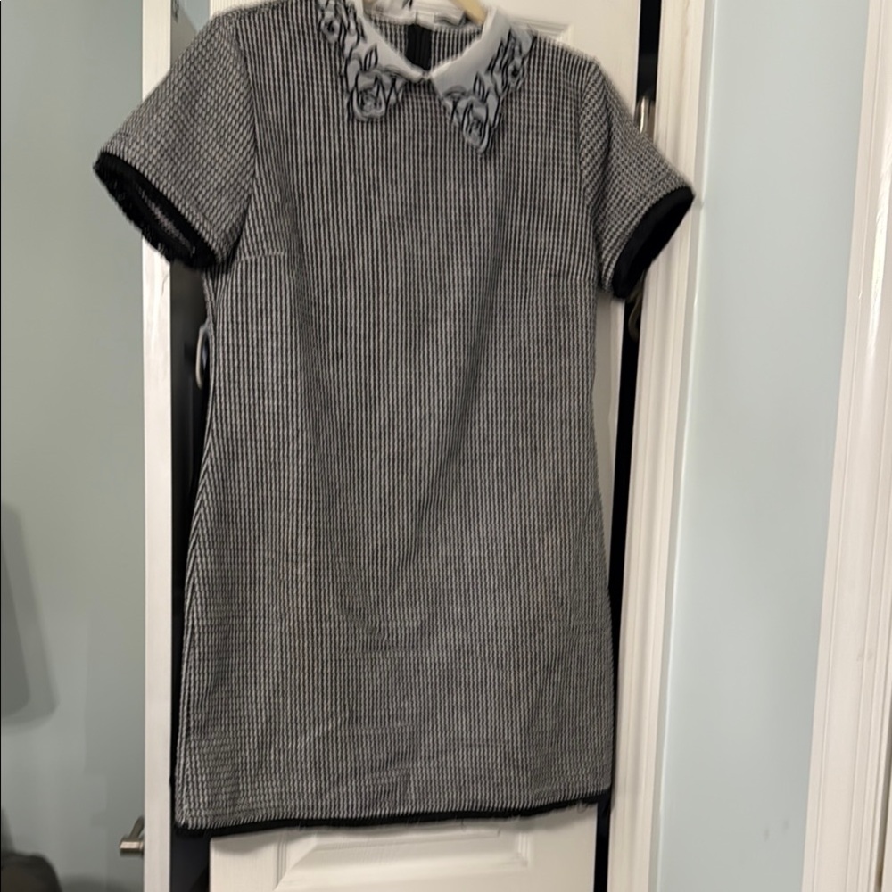 Elegant Black and White mini Dress
